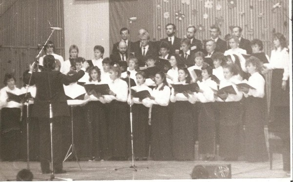 Przegląd chórów w Elblągu 1988, dyr. Eugeniusz Kupryjanow