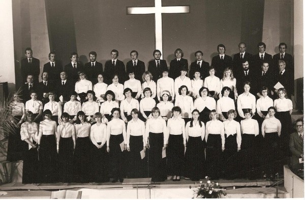 Chór połączony w czasie Ewangelizacji Billy Grahama, 1981