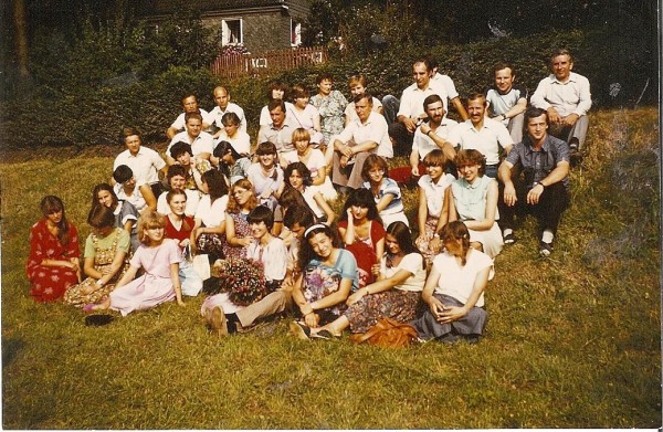 Chór podczas pierwszej wizyty w Niemczech 1983, Wuppertal